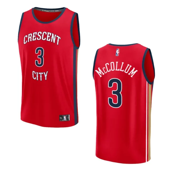 C.J. McCollum Statement Edition New Orleans Pelicans 2023-24 Red ...