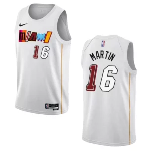 Caleb Martin City Edition Miami Heat 2022-23 White Swingman Jersey - 49Native