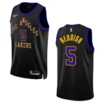 Cam Reddish City Edition Los Angeles Lakers 2023-24 Black Swingman Jersey - 49Native