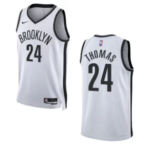 Cam Thomas Association Edition Brooklyn Nets 2022-23 White Swingman Jersey - 49Native