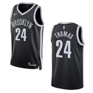 Cam Thomas Icon Edition Brooklyn Nets 2022-23 Black Swingman Jersey - 49Native