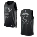 Cam Thomas Statement Edition Brooklyn Nets 2022-23 Black Swingman Jersey - 49Native