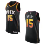 Phoenix Suns Cameron Payne 2022-23 Statement Edition Black Jersey - 49Native