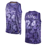 Los Angeles Lakers 2023 Select Series Kobe Bryant Camo Purple Jersey - 49Native