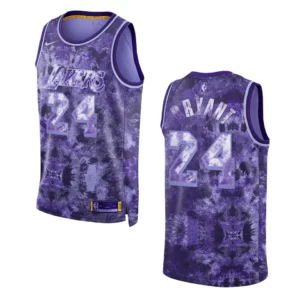 Los Angeles Lakers 2023 Select Series Kobe Bryant Camo Purple Jersey - 49Native