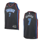 2022-23 Oklahoma City Thunder Youth City Edition Chet Holmgren Grey Jersey - 49Native