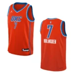 Oklahoma City Thunder 2022-23 Statement Edition Youth Chet Holmgren Orange Jersey - 49Native