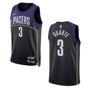 Chris Duarte City Edition Indiana Pacers 2022-23 Blue Swingman Jersey - 49Native