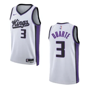 Chris Duarte Association Edition Sacramento Kings 2023-24 White Swingman Jersey - 49Native