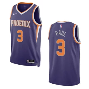 Phoenix Suns Chris Paul 2022-23 Icon Edition Purple Swingman Jersey - 49Native