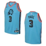 Phoenix Suns 2022-23 City Edition Youth Chris Paul Turquoise Jersey - 49Native