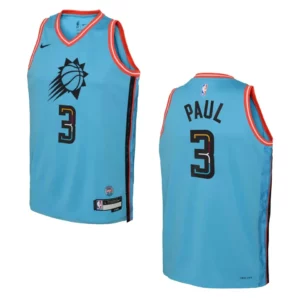 Phoenix Suns 2022-23 City Edition Youth Chris Paul Turquoise Jersey - 49Native