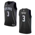 Chuma Okeke City Edition Orlando Magic 2022-23 Black Swingman Jersey - 49Native