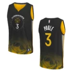 Golden State Warriors Fast Break Jordan Poole 2022-23 City Black Jersey - 49Native