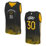 Golden State Warriors Fast Break Stephen Curry 2022-23 City Black Jersey - 49Native