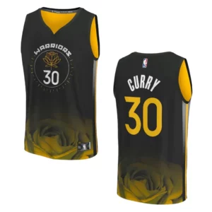 Golden State Warriors Fast Break Stephen Curry 2022-23 City Black Jersey - 49Native