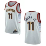 2022-23 City Edition Denver Nuggets Bruce Brown Jr. Sliver Swingman Jersey - 49Native