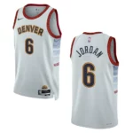 2022-23 City Edition Denver Nuggets DeAndre Jordan Sliver Swingman Jersey - 49Native