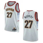 2022-23 City Edition Denver Nuggets Jamal Murray Sliver Swingman Jersey - 49Native