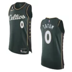 2022-23 City Edition Boston Celtics Jayson Tatum Green Authentic Jersey - 49Native