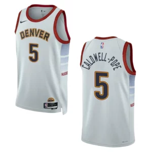 2022-23 City Edition Denver Nuggets Kentavious Caldwell-Pope Sliver Swingman Jersey - 49Native