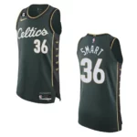 2022-23 City Edition Boston Celtics Marcus Smart Green Authentic Jersey - 49Native