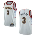 2022-23 City Edition Denver Nuggets NahShon Hyland Sliver Swingman Jersey - 49Native