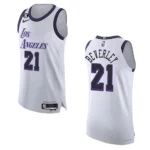2022-23 City Edition Los Angeles Lakers Patrick Beverley White Authentic Jersey - 49Native