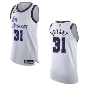 2022-23 City Edition Los Angeles Lakers Thomas Bryant White Authentic Jersey - 49Native