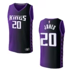 Colby Jones Statement Edition Sacramento Kings 2023-24 Purple Fastbreak Replica Jersey - 49Native