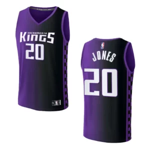 Colby Jones Statement Edition Sacramento Kings 2023-24 Purple Fastbreak Replica Jersey - 49Native