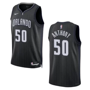 Cole Anthony City Edition Orlando Magic 2022-23 Black Swingman Jersey - 49Native
