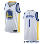 Cory Jospeh Association Edition Golden State Warriors 2022-23 White Swingman Jersey - 49Native