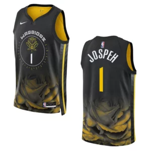 Cory Jospeh City Edition Golden State Warriors 2022-23 Black Swingman Jersey - 49Native