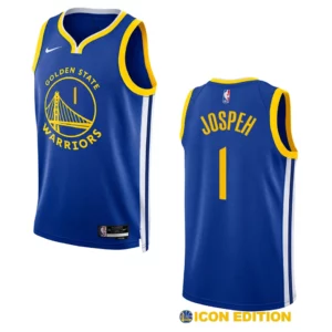 Cory Jospeh Icon Edition Golden State Warriors 2022-23 Royal Swingman Jersey - 49Native