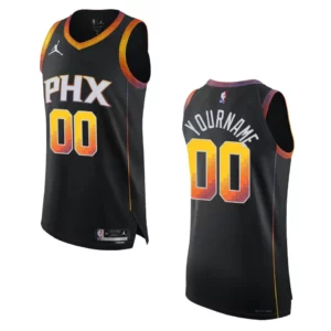 Phoenix Suns Custom 2022-23 Statement Edition Black Jersey - 49Native