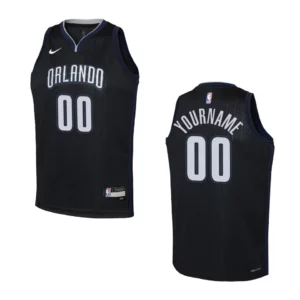 Youth Orlando Magic 2022-23 City Edition Custom Black Jersey - 49Native