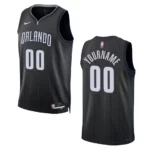 Custom City Edition Orlando Magic 2022-23 Black Swingman Jersey - 49Native