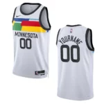 Custom City Edition Minnesota Timberwolves 2022-23 White Swingman Jersey - 49Native