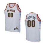 Youth Denver Nuggets 2022-23 City Edition Custom Grey Jersey - 49Native