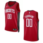 Custom Icon Edition Houston Rockets 2022-23 Red Swingman Jersey - 49Native