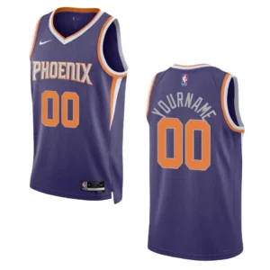 Phoenix Suns Custom 2022-23 Icon Edition Purple Swingman Jersey - 49Native