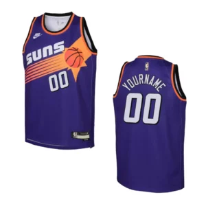 Youth Phoenix Suns 2022-23 Classic Edition Custom Purple Jersey - 49Native