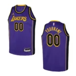 Youth Los Angeles Lakers 2022-23 Statement Edition Custom Purple Jersey - 49Native