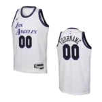 Youth Los Angeles Lakers 2022-23 City Edition Custom White Jersey - 49Native