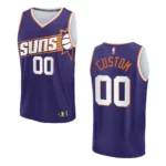 Custom Statement Edition Phoenix Suns 2023-24 Purple Fastbreak Replica Jersey - 49Native