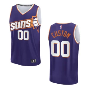 Custom Statement Edition Phoenix Suns 2023-24 Purple Fastbreak Replica Jersey - 49Native