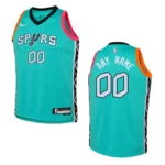 San Antonio Spurs 2022-23 City Edition Youth Custom Green Jersey - 49Native