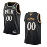 Atlanta Hawks Custom 2021 NBA Playoffs Bound Jersey Black - 49Native