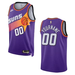 Phoenix Suns Custom Purple Swingman 2022-23 Classic Edition Jersey - 49Native